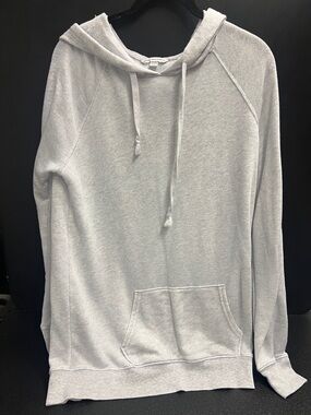 American Eagle Outfitters Light Gray Pullover Hoodie